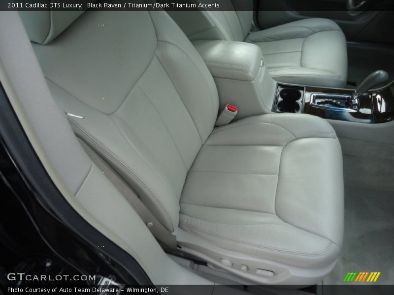 Black Raven / Titanium/Dark Titanium Accents 2011 Cadillac DTS Luxury