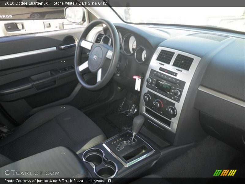 Stone White / Dark Slate Gray 2010 Dodge Charger SXT
