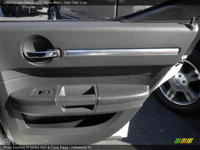 Stone White / Dark Slate Gray 2010 Dodge Charger SXT