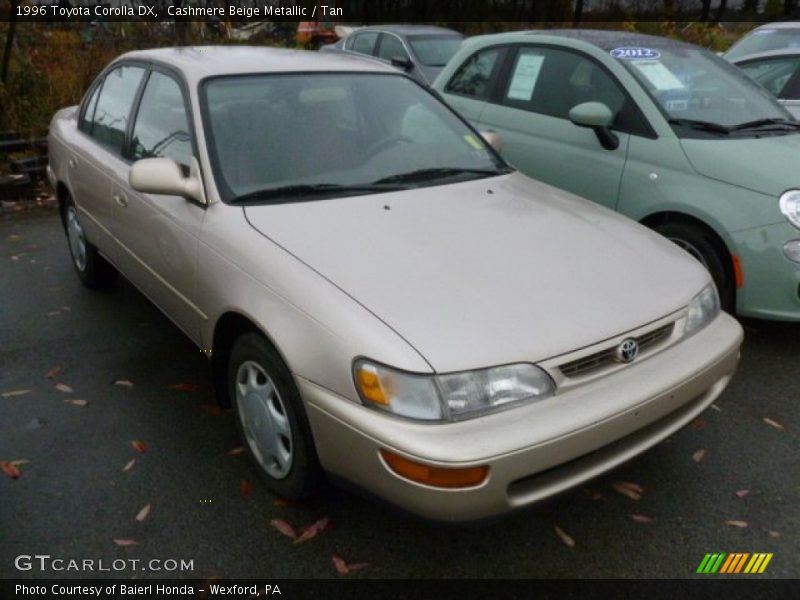 Cashmere Beige Metallic / Tan 1996 Toyota Corolla DX