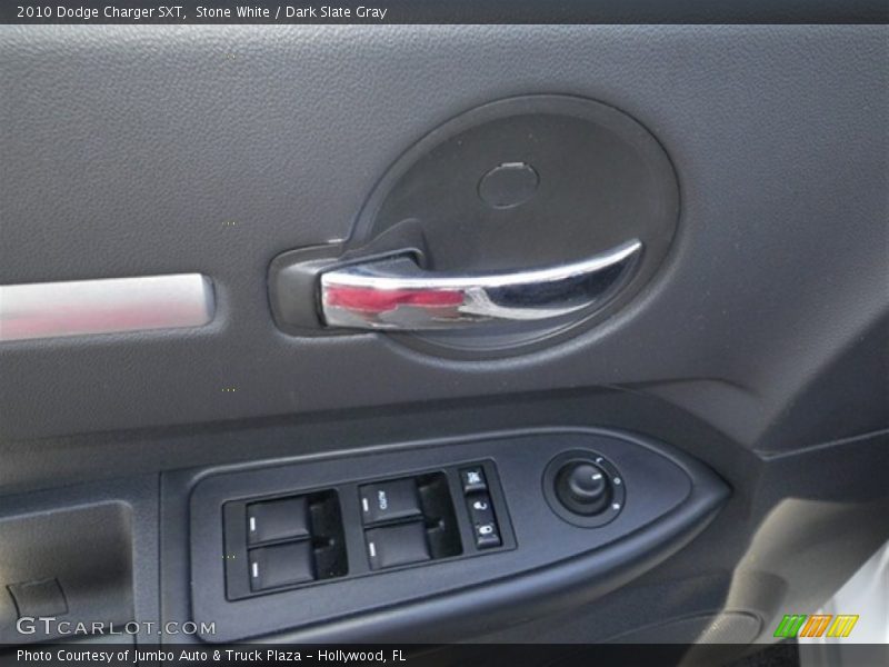 Stone White / Dark Slate Gray 2010 Dodge Charger SXT