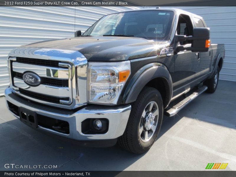 Front 3/4 View of 2012 F250 Super Duty XLT Crew Cab