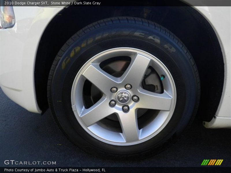 Stone White / Dark Slate Gray 2010 Dodge Charger SXT