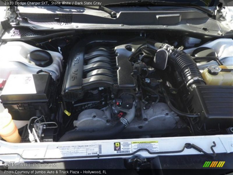 Stone White / Dark Slate Gray 2010 Dodge Charger SXT