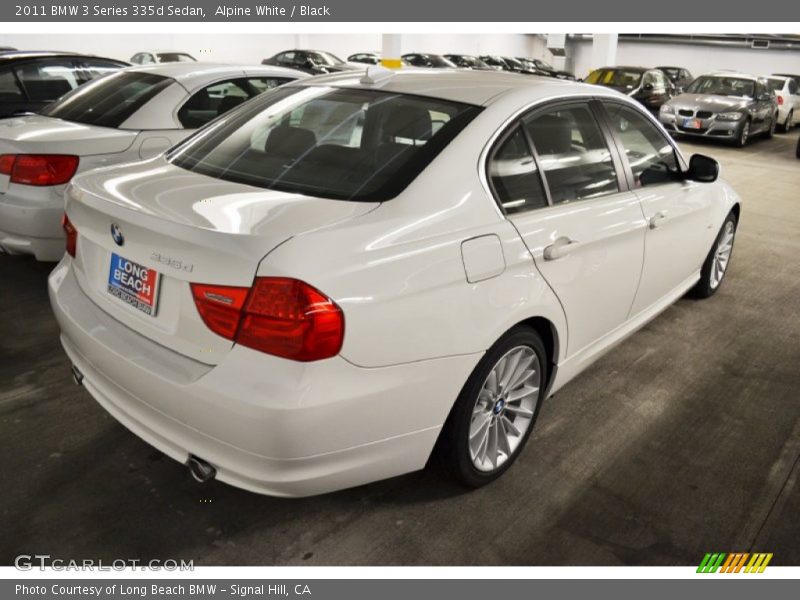 Alpine White / Black 2011 BMW 3 Series 335d Sedan