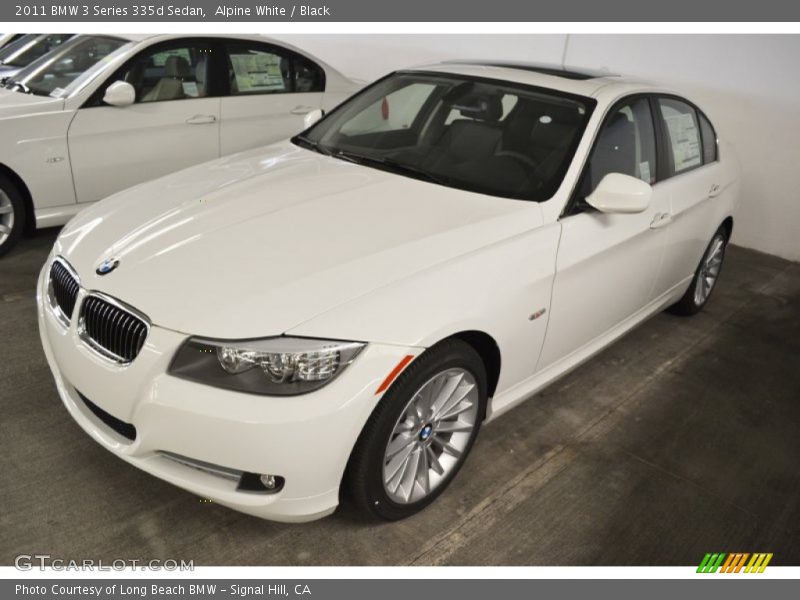 Alpine White / Black 2011 BMW 3 Series 335d Sedan