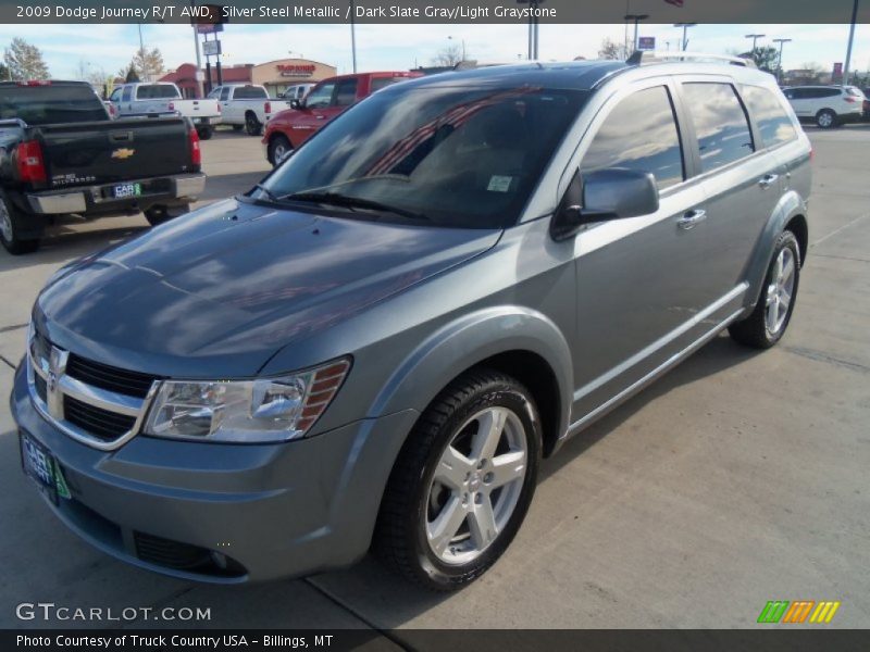 Silver Steel Metallic / Dark Slate Gray/Light Graystone 2009 Dodge Journey R/T AWD