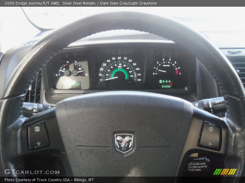 Silver Steel Metallic / Dark Slate Gray/Light Graystone 2009 Dodge Journey R/T AWD