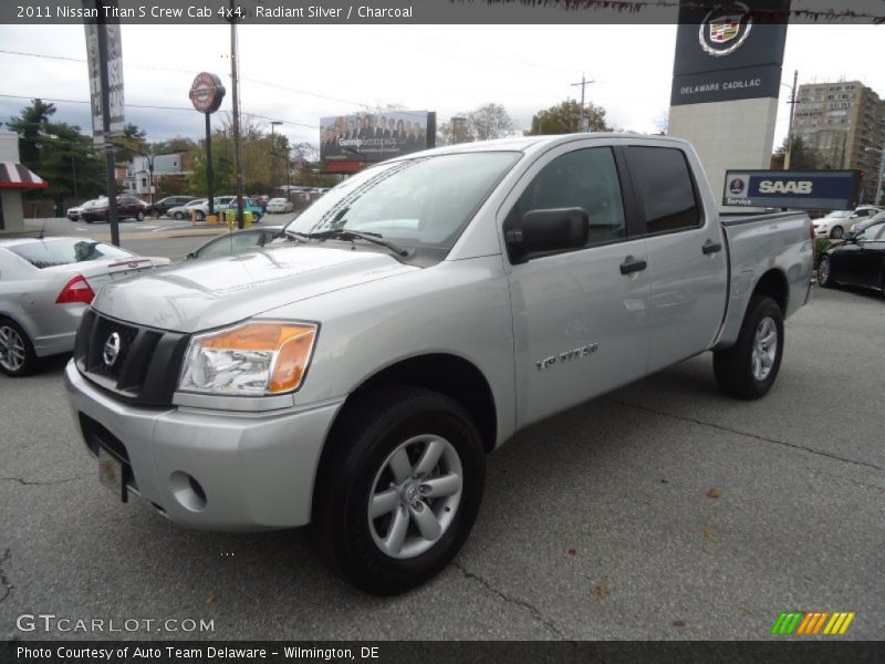 Radiant Silver / Charcoal 2011 Nissan Titan S Crew Cab 4x4