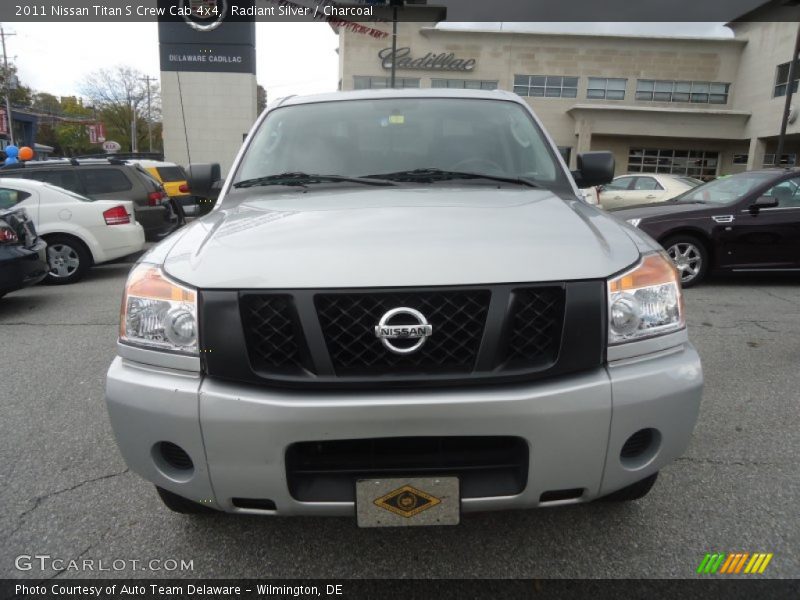 Radiant Silver / Charcoal 2011 Nissan Titan S Crew Cab 4x4