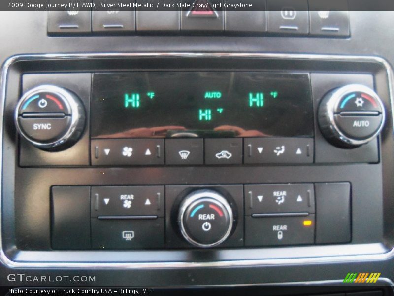 Controls of 2009 Journey R/T AWD
