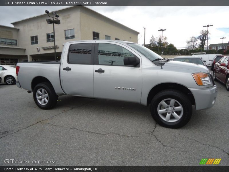 Radiant Silver / Charcoal 2011 Nissan Titan S Crew Cab 4x4