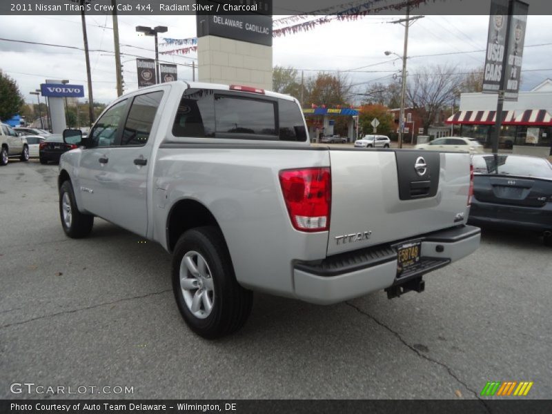Radiant Silver / Charcoal 2011 Nissan Titan S Crew Cab 4x4