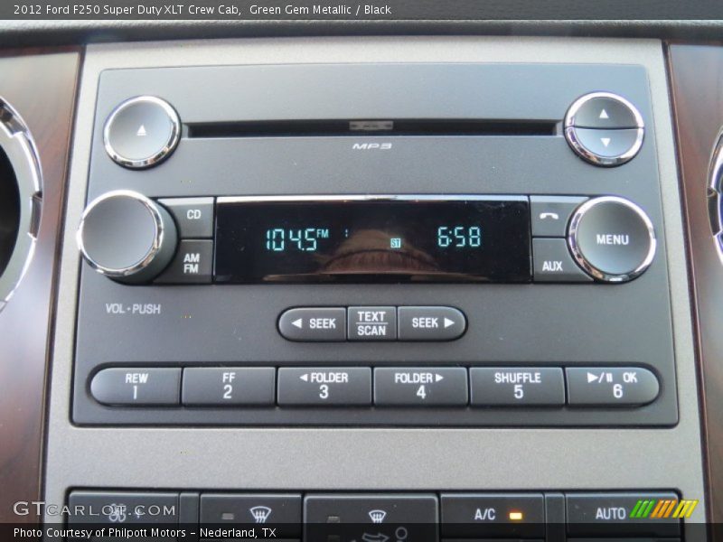 Audio System of 2012 F250 Super Duty XLT Crew Cab