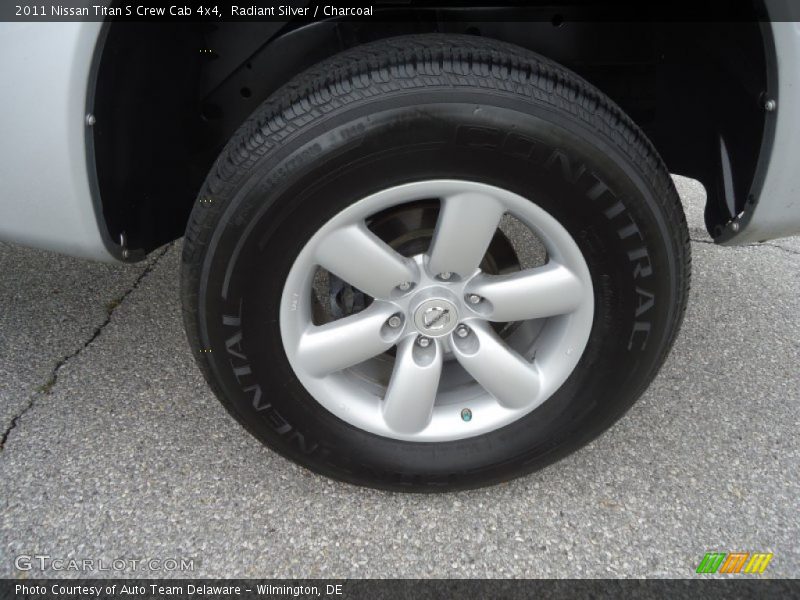 Radiant Silver / Charcoal 2011 Nissan Titan S Crew Cab 4x4