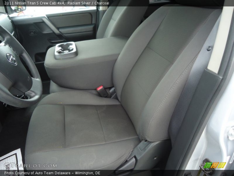 Radiant Silver / Charcoal 2011 Nissan Titan S Crew Cab 4x4