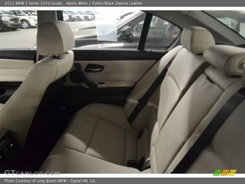 Alpine White / Oyster/Black Dakota Leather 2011 BMW 3 Series 335d Sedan