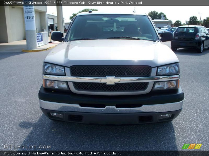 Silver Birch Metallic / Dark Charcoal 2005 Chevrolet Silverado 1500 LS Z85 Extended Cab