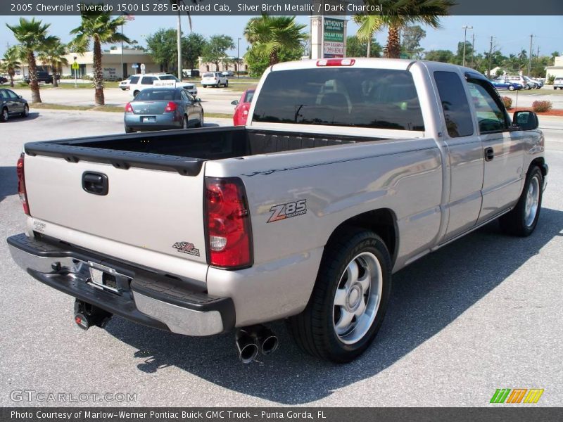 Silver Birch Metallic / Dark Charcoal 2005 Chevrolet Silverado 1500 LS Z85 Extended Cab