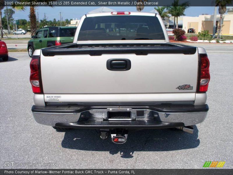 Silver Birch Metallic / Dark Charcoal 2005 Chevrolet Silverado 1500 LS Z85 Extended Cab