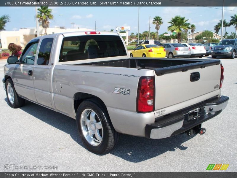 Silver Birch Metallic / Dark Charcoal 2005 Chevrolet Silverado 1500 LS Z85 Extended Cab