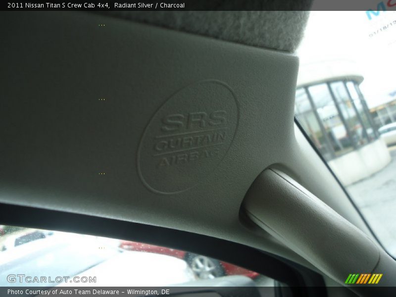 Radiant Silver / Charcoal 2011 Nissan Titan S Crew Cab 4x4