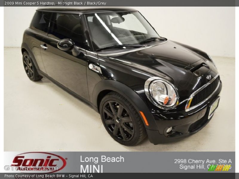 Midnight Black / Black/Grey 2009 Mini Cooper S Hardtop