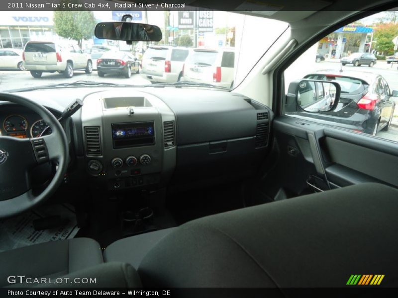 Radiant Silver / Charcoal 2011 Nissan Titan S Crew Cab 4x4