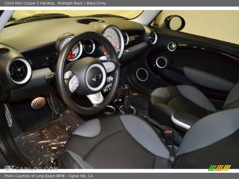 Midnight Black / Black/Grey 2009 Mini Cooper S Hardtop