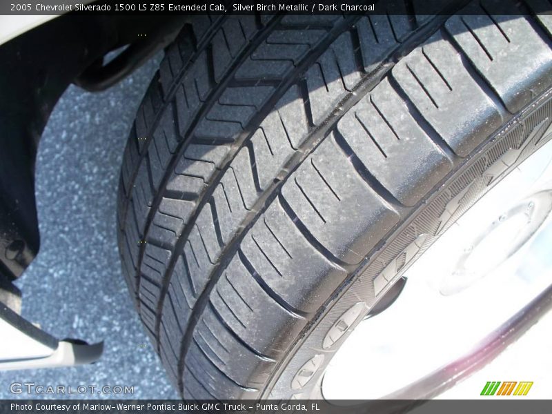 Silver Birch Metallic / Dark Charcoal 2005 Chevrolet Silverado 1500 LS Z85 Extended Cab