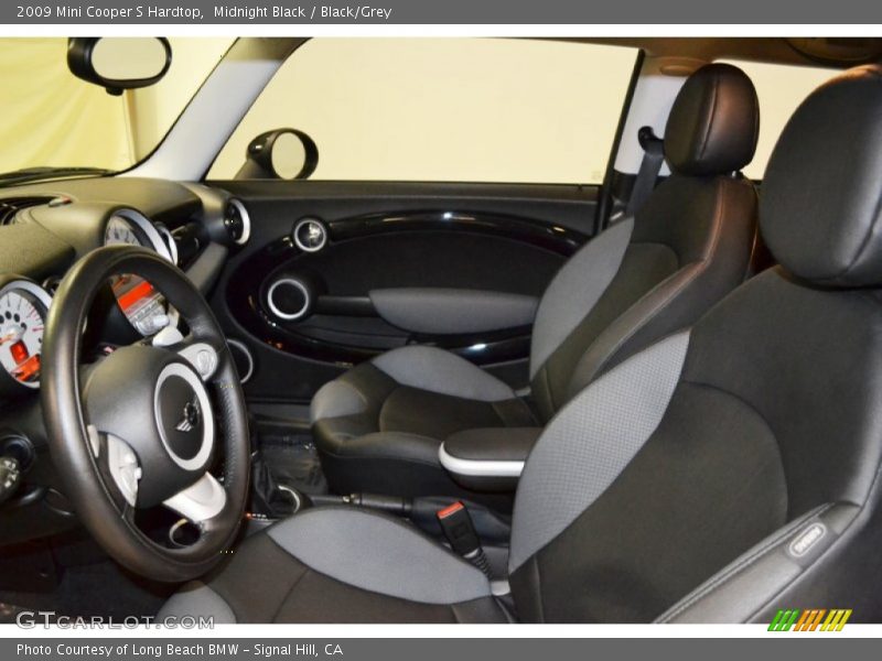 Midnight Black / Black/Grey 2009 Mini Cooper S Hardtop