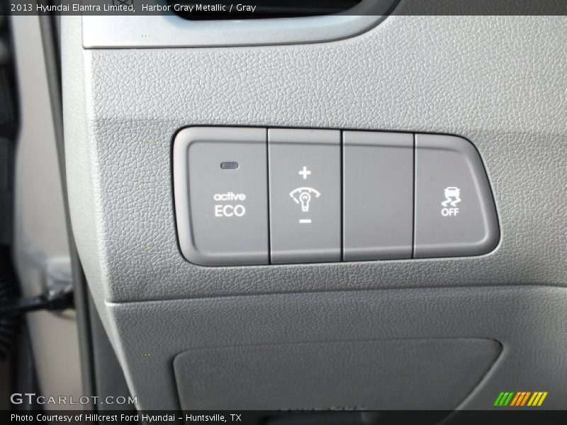 Harbor Gray Metallic / Gray 2013 Hyundai Elantra Limited