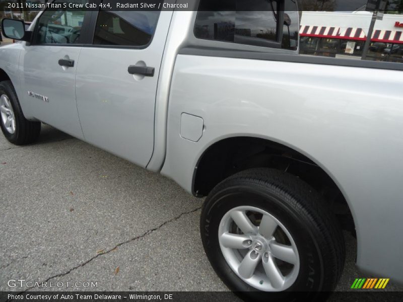 Radiant Silver / Charcoal 2011 Nissan Titan S Crew Cab 4x4
