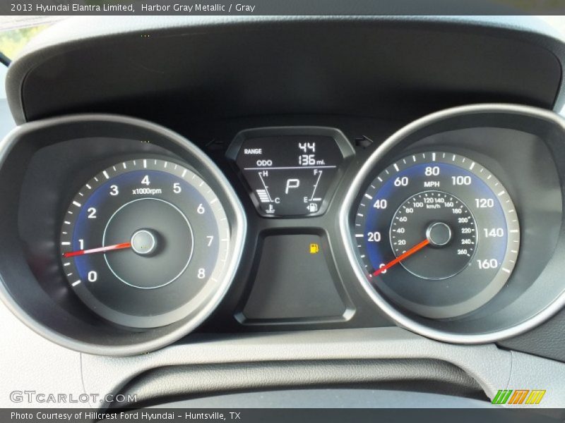 Harbor Gray Metallic / Gray 2013 Hyundai Elantra Limited