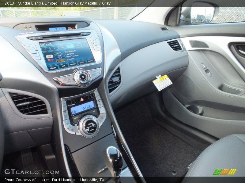 Harbor Gray Metallic / Gray 2013 Hyundai Elantra Limited