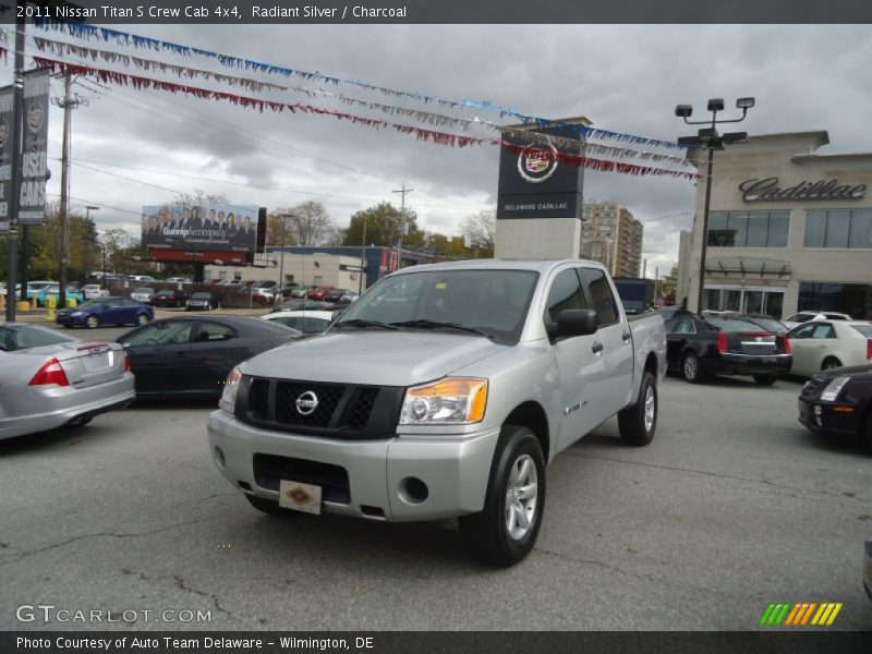 Radiant Silver / Charcoal 2011 Nissan Titan S Crew Cab 4x4