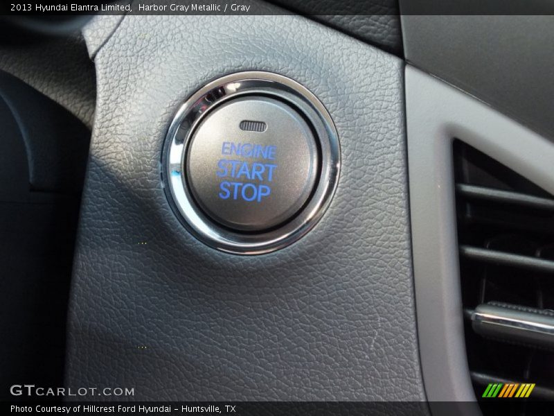 Harbor Gray Metallic / Gray 2013 Hyundai Elantra Limited