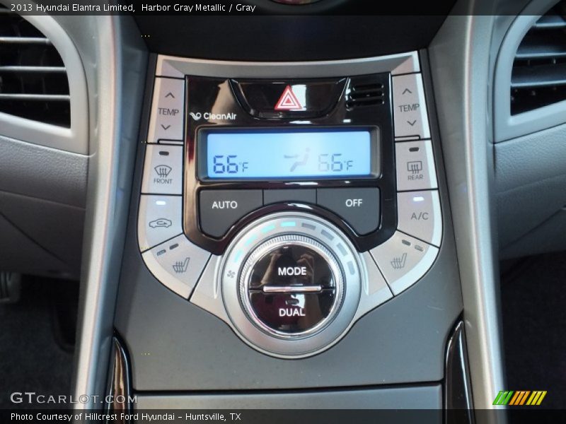 Harbor Gray Metallic / Gray 2013 Hyundai Elantra Limited