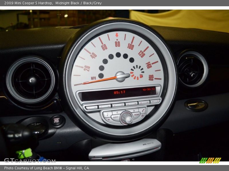 Midnight Black / Black/Grey 2009 Mini Cooper S Hardtop