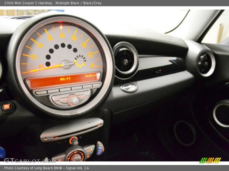 Midnight Black / Black/Grey 2009 Mini Cooper S Hardtop