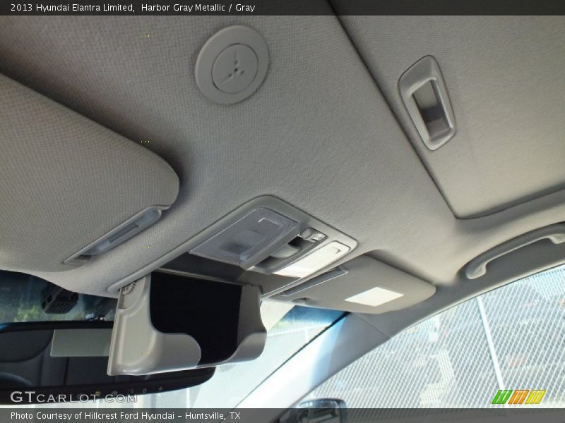 Harbor Gray Metallic / Gray 2013 Hyundai Elantra Limited