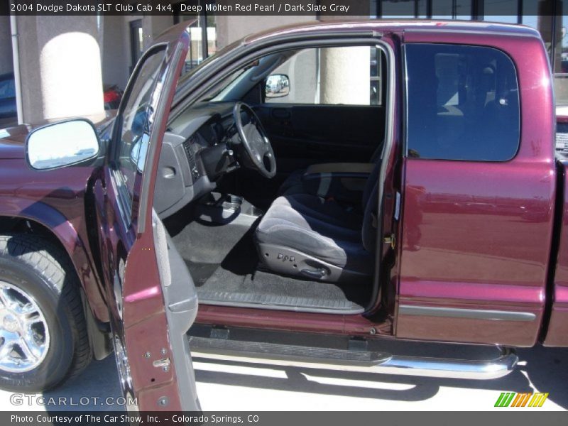 Deep Molten Red Pearl / Dark Slate Gray 2004 Dodge Dakota SLT Club Cab 4x4