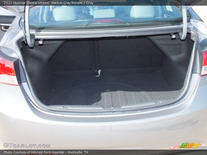 Harbor Gray Metallic / Gray 2013 Hyundai Elantra Limited