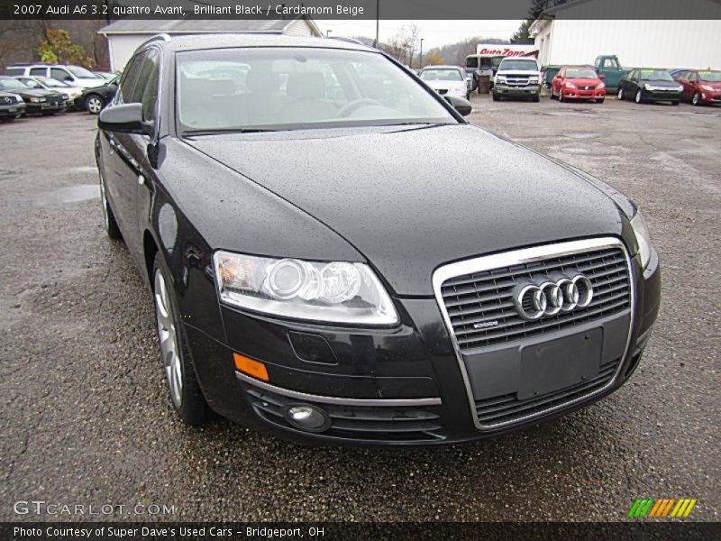 Brilliant Black / Cardamom Beige 2007 Audi A6 3.2 quattro Avant