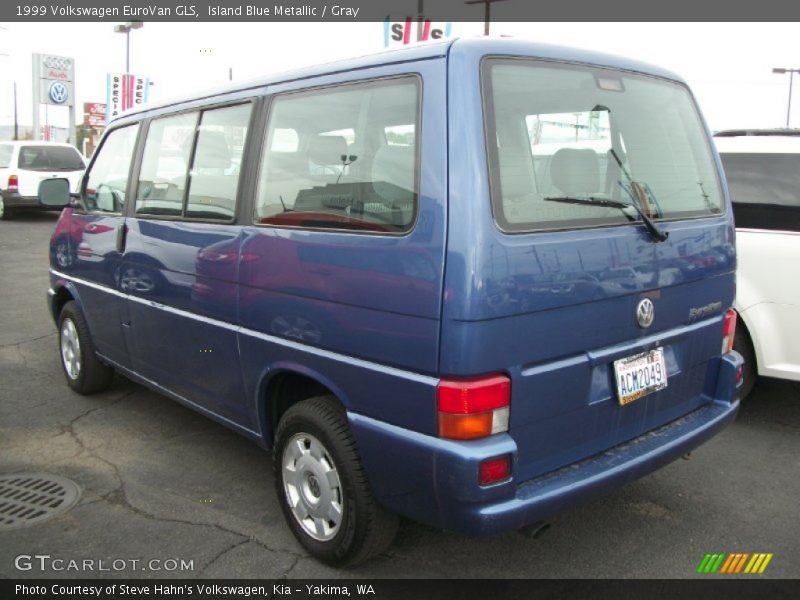 Island Blue Metallic / Gray 1999 Volkswagen EuroVan GLS