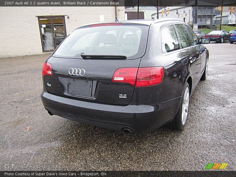 Brilliant Black / Cardamom Beige 2007 Audi A6 3.2 quattro Avant