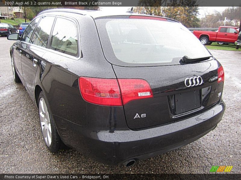 Brilliant Black / Cardamom Beige 2007 Audi A6 3.2 quattro Avant