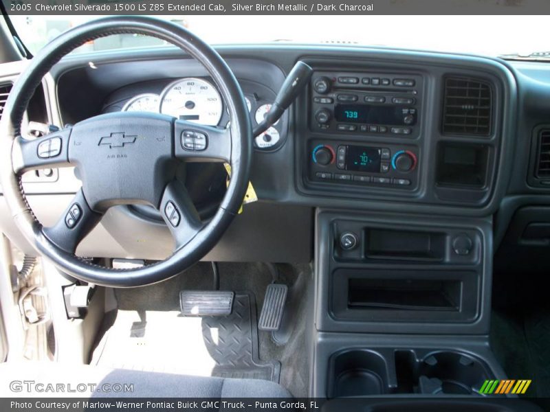 Silver Birch Metallic / Dark Charcoal 2005 Chevrolet Silverado 1500 LS Z85 Extended Cab