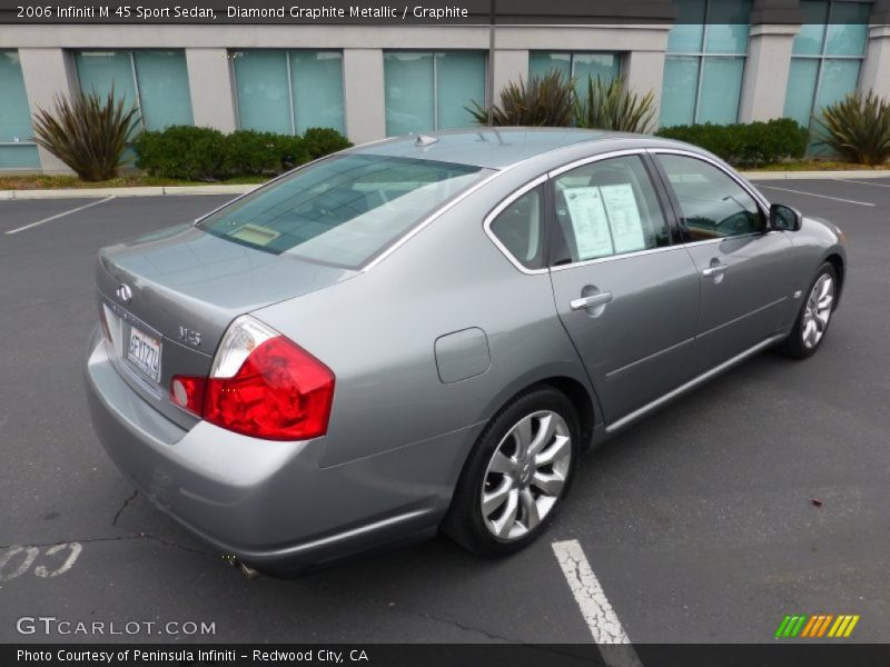 Diamond Graphite Metallic / Graphite 2006 Infiniti M 45 Sport Sedan