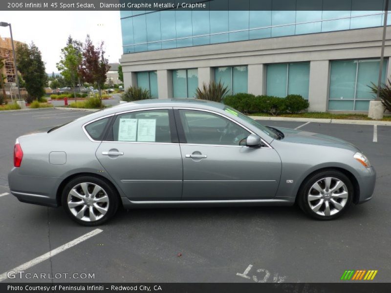 Diamond Graphite Metallic / Graphite 2006 Infiniti M 45 Sport Sedan